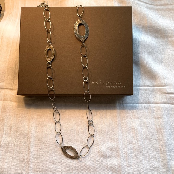 Silpada 925 Silver Chain Necklace 32” - Picture 1 of 9
